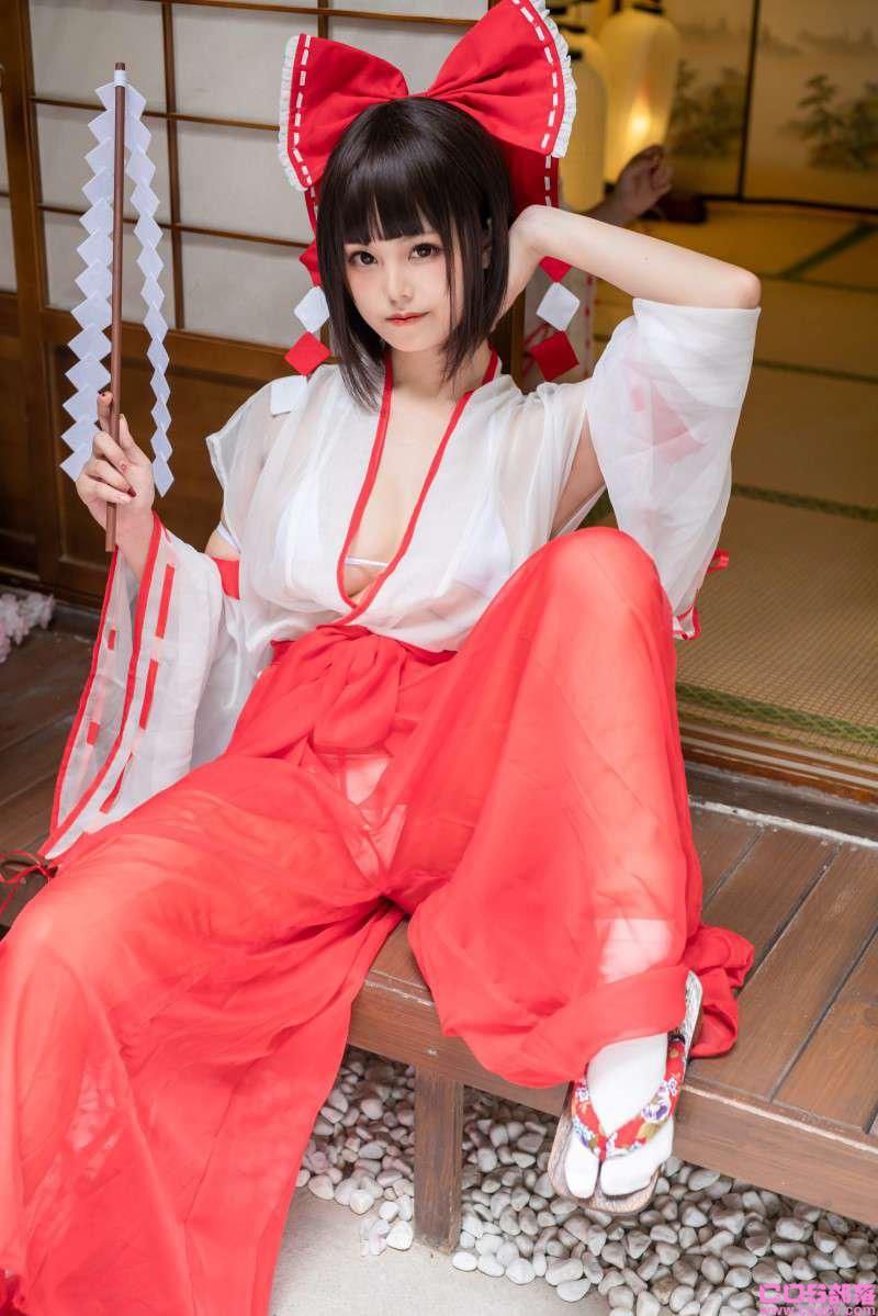 知名动漫博主@蜜汁猫裘 透明巫女姐姐【61P/702MB】(图2)