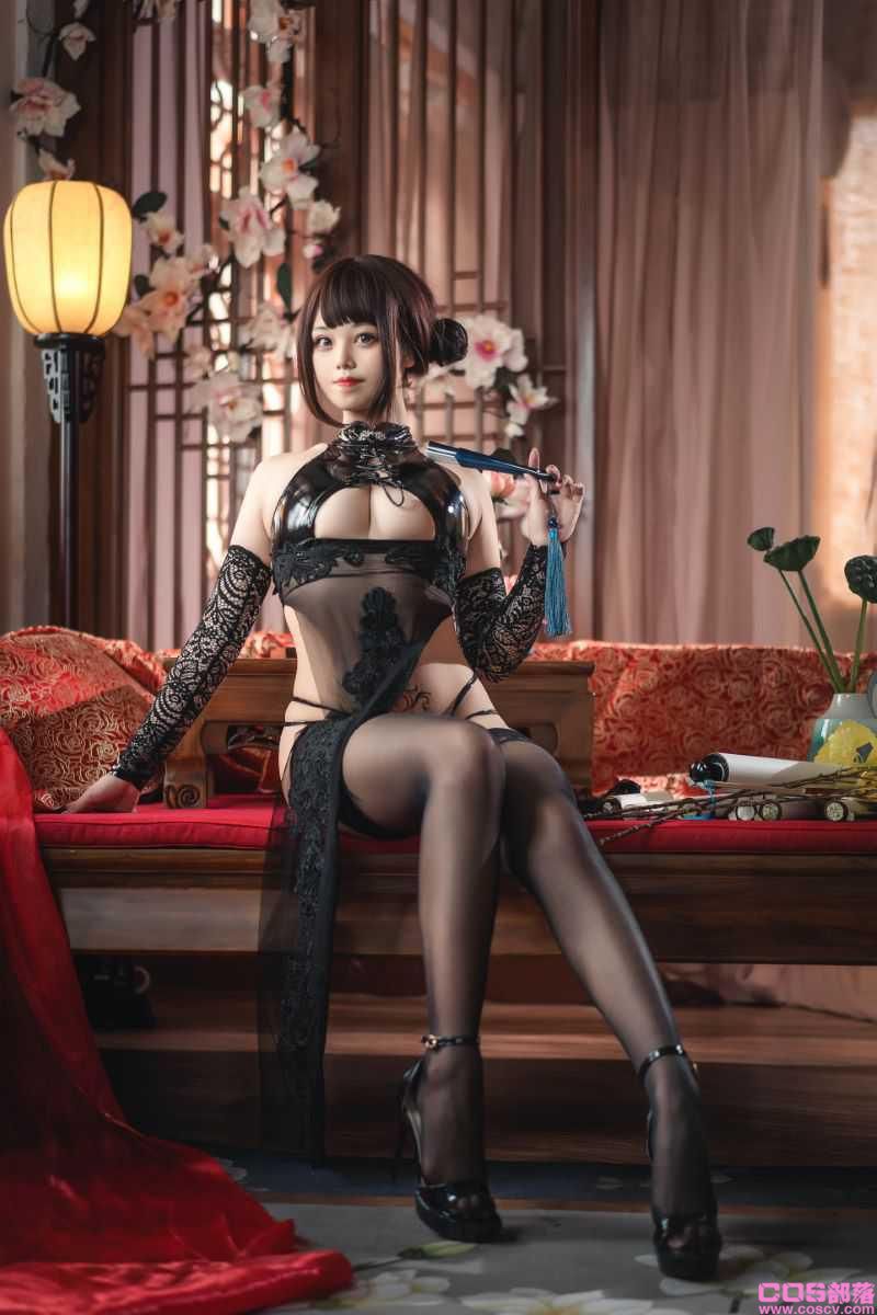 知名动漫博主@蜜汁猫裘 绝代风华 旗袍【50P/786MB】(图3)