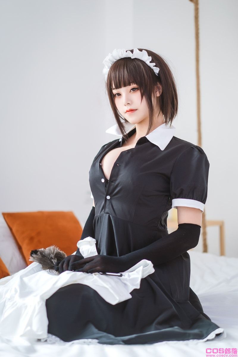 知名动漫博主@蜜汁猫裘 民宿 女仆【50P/587MB】(图3)
