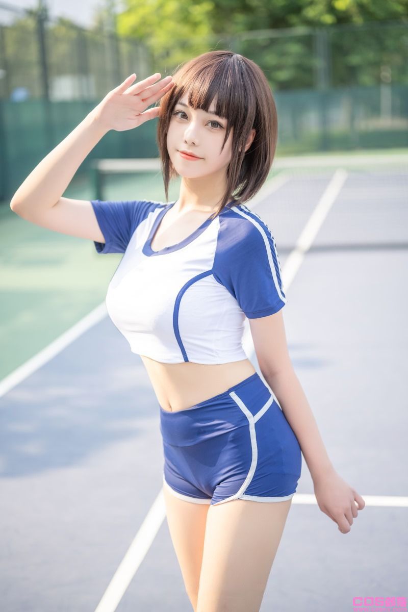 知名动漫博主@蜜汁猫裘 体操服【50P/512MB】(图2)