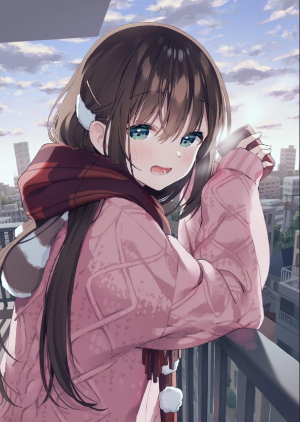 [Pixiv精选] 温暖包覆♡围巾和少女插画特辑(图11)