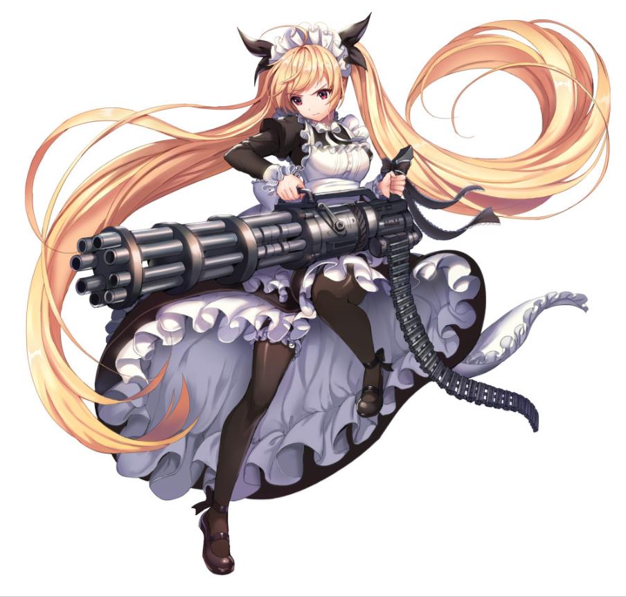 [Pixiv精选] 操着武器来「打扫」。战斗女仆特辑(图9)