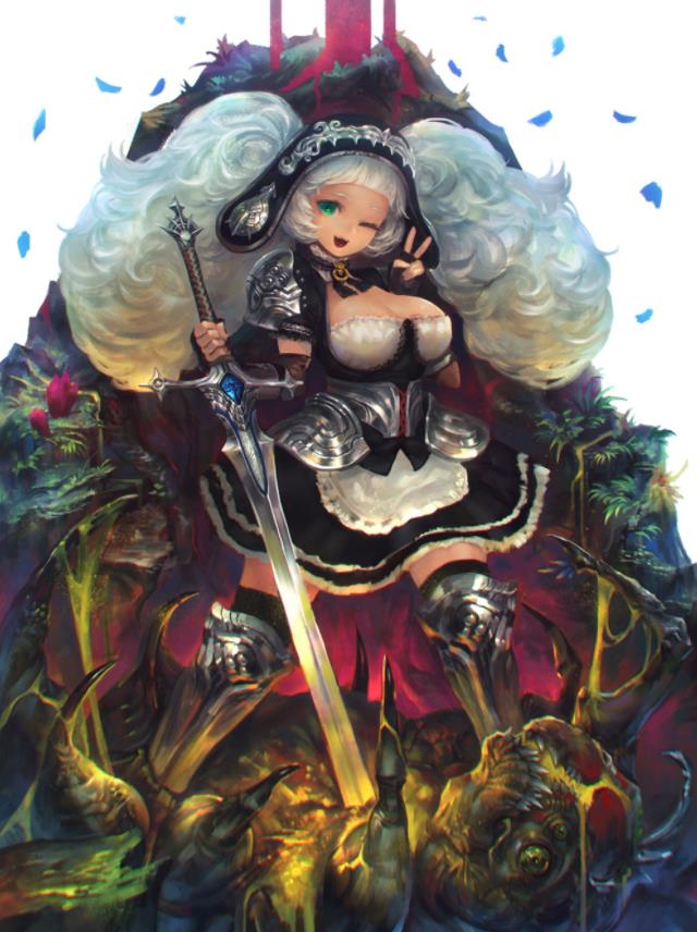 [Pixiv精选] 操着武器来「打扫」。战斗女仆特辑(图4)