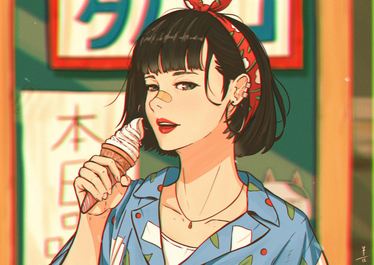 [Pixiv精选] 装点脖根处的凹陷。女孩的锁骨插画特辑(图9)