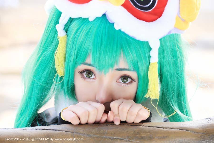 兽耳萝莉双马尾扮演VOCALOID初音未来Coser(图4)