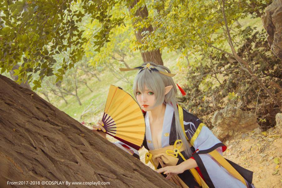 VOCALOID古风汉服兽耳萝莉洛天依Cosplay(图8)