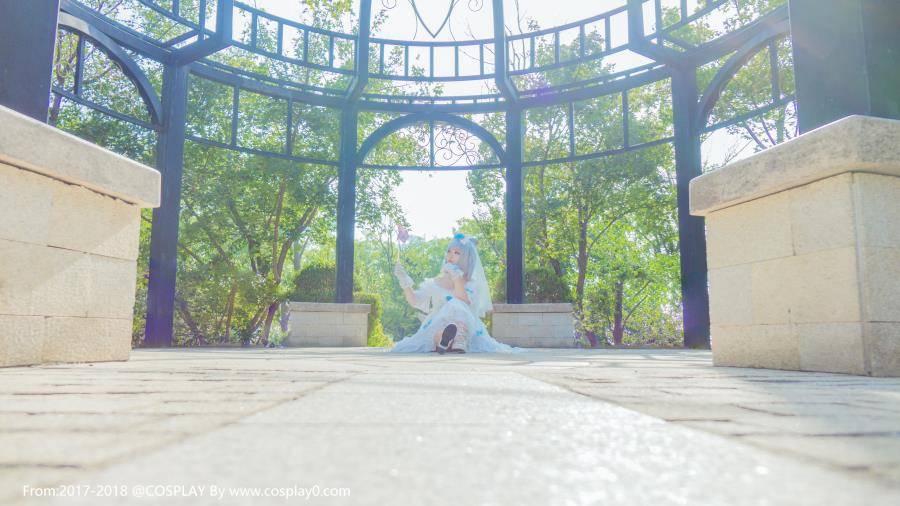 纯美女VOCALOID洛天依花嫁Cosplay(图11)