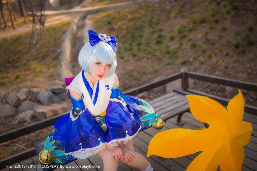 可爱萝莉阴阳师手游莹草Cosplay(图4)