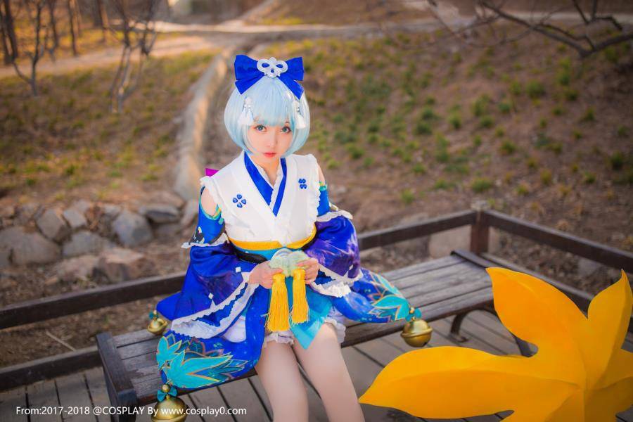 可爱萝莉阴阳师手游莹草Cosplay(图2)