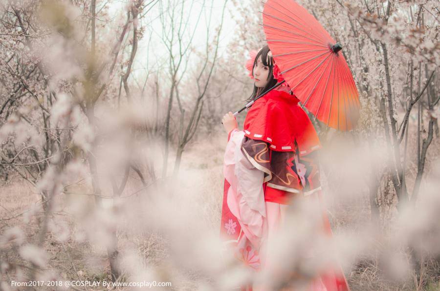 阴阳师樱花妖萝莉古风汉服唯美Cosplay(图7)
