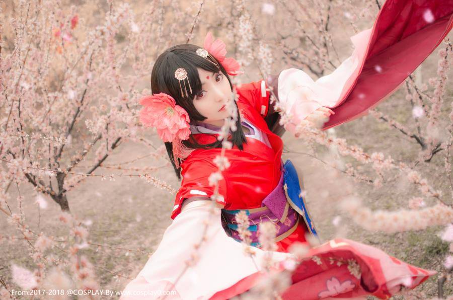 阴阳师樱花妖萝莉古风汉服唯美Cosplay(图5)
