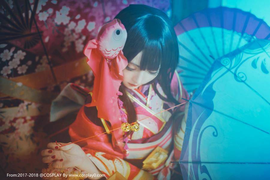 阴阳师神乐古风可爱小萝莉Cosplay(图3)