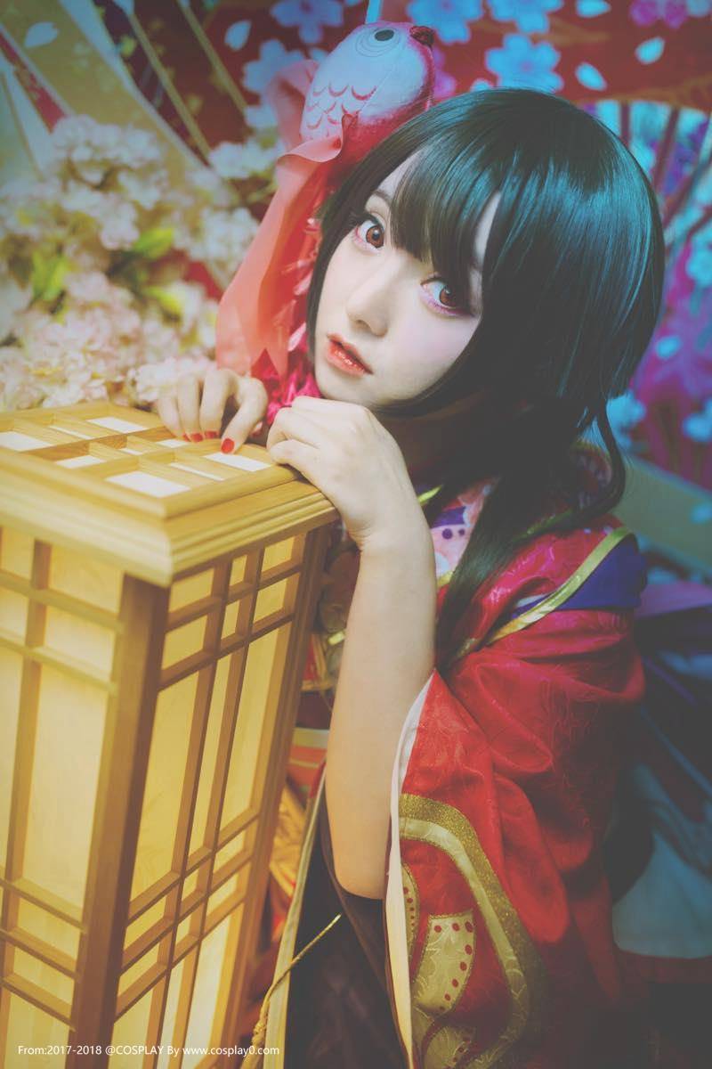 阴阳师神乐古风可爱小萝莉Cosplay(图4)