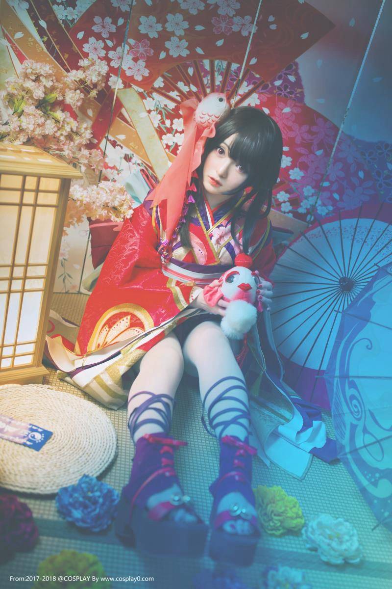 阴阳师神乐古风可爱小萝莉Cosplay(图7)
