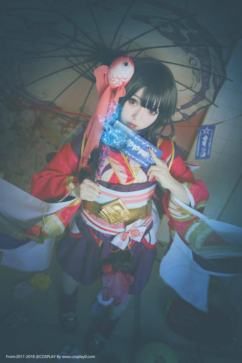 阴阳师神乐古风可爱小萝莉Cosplay(图9)