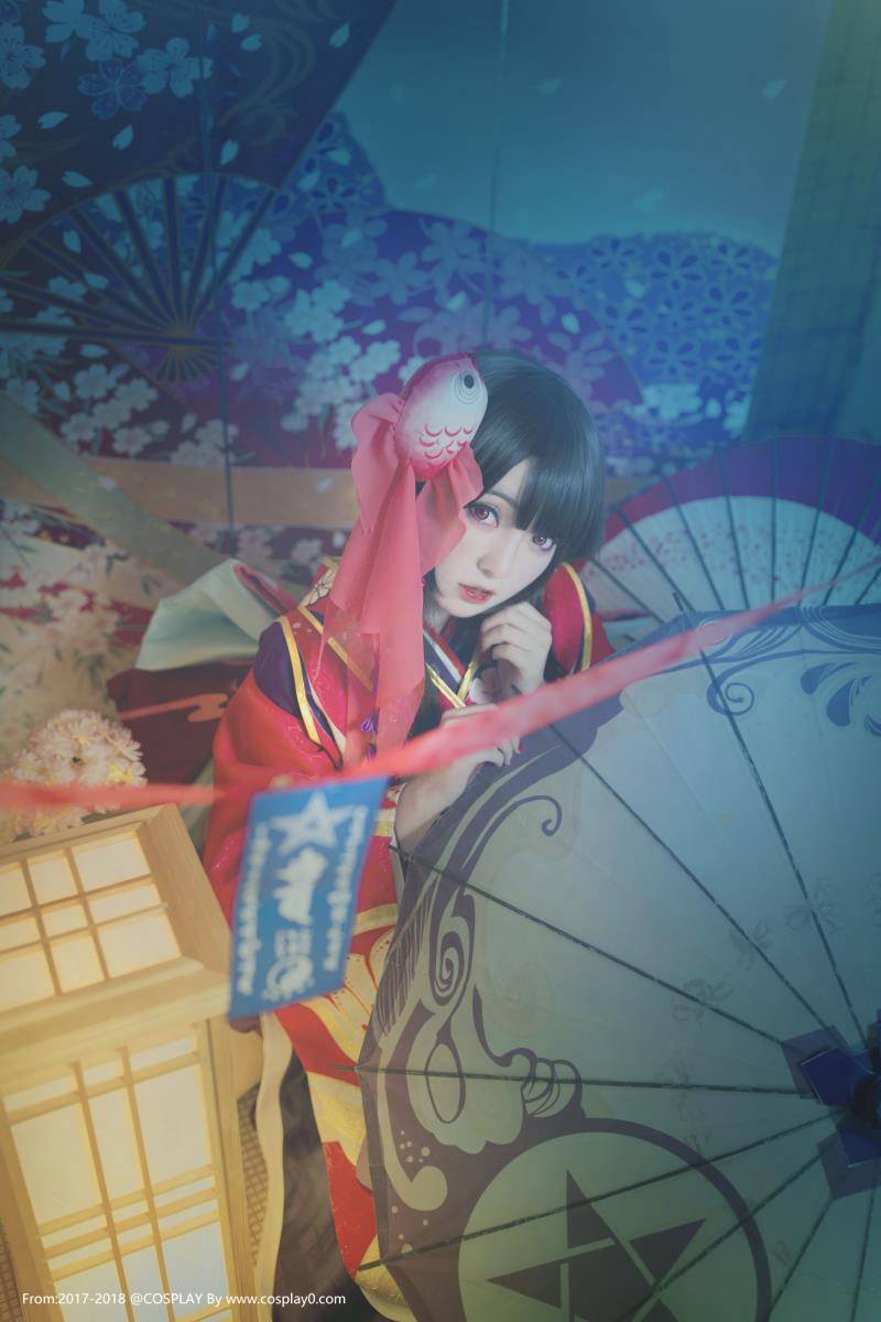阴阳师神乐古风可爱小萝莉Cosplay(图8)