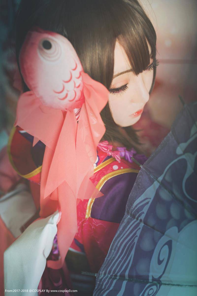 阴阳师神乐古风可爱小萝莉Cosplay(图5)