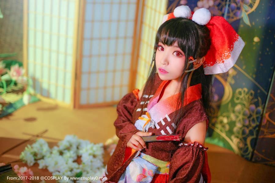 东方Project博丽灵梦萌妹子古风Cosplay(图4)