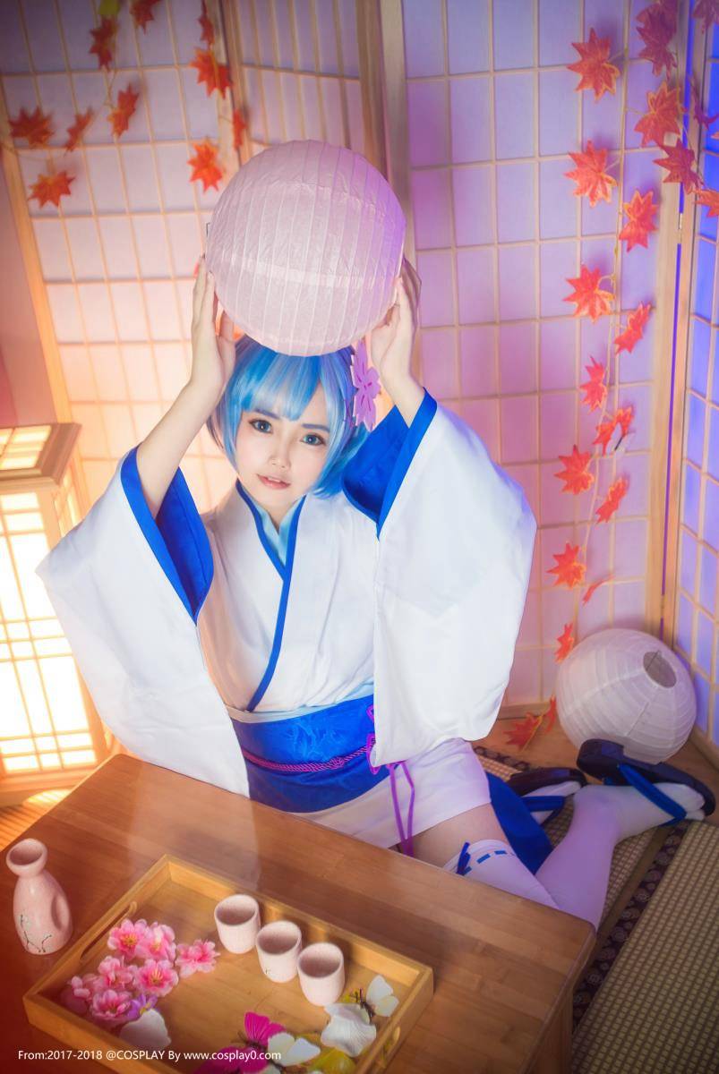 甜美可爱小萝莉拉姆雷姆幼年Cosplay(图4)