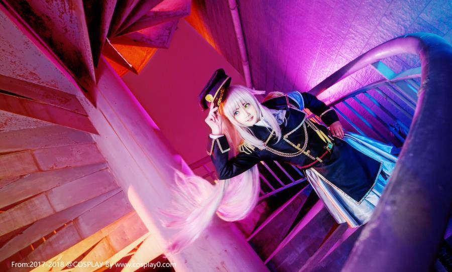 半次元萌妹子neko栉名安淡岛世理制服Cosplay(图5)