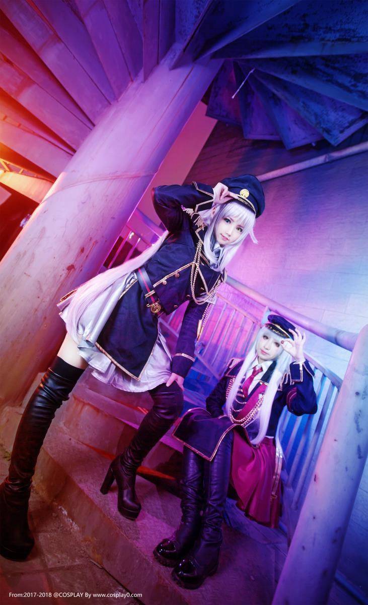 半次元萌妹子neko栉名安淡岛世理制服Cosplay(图4)