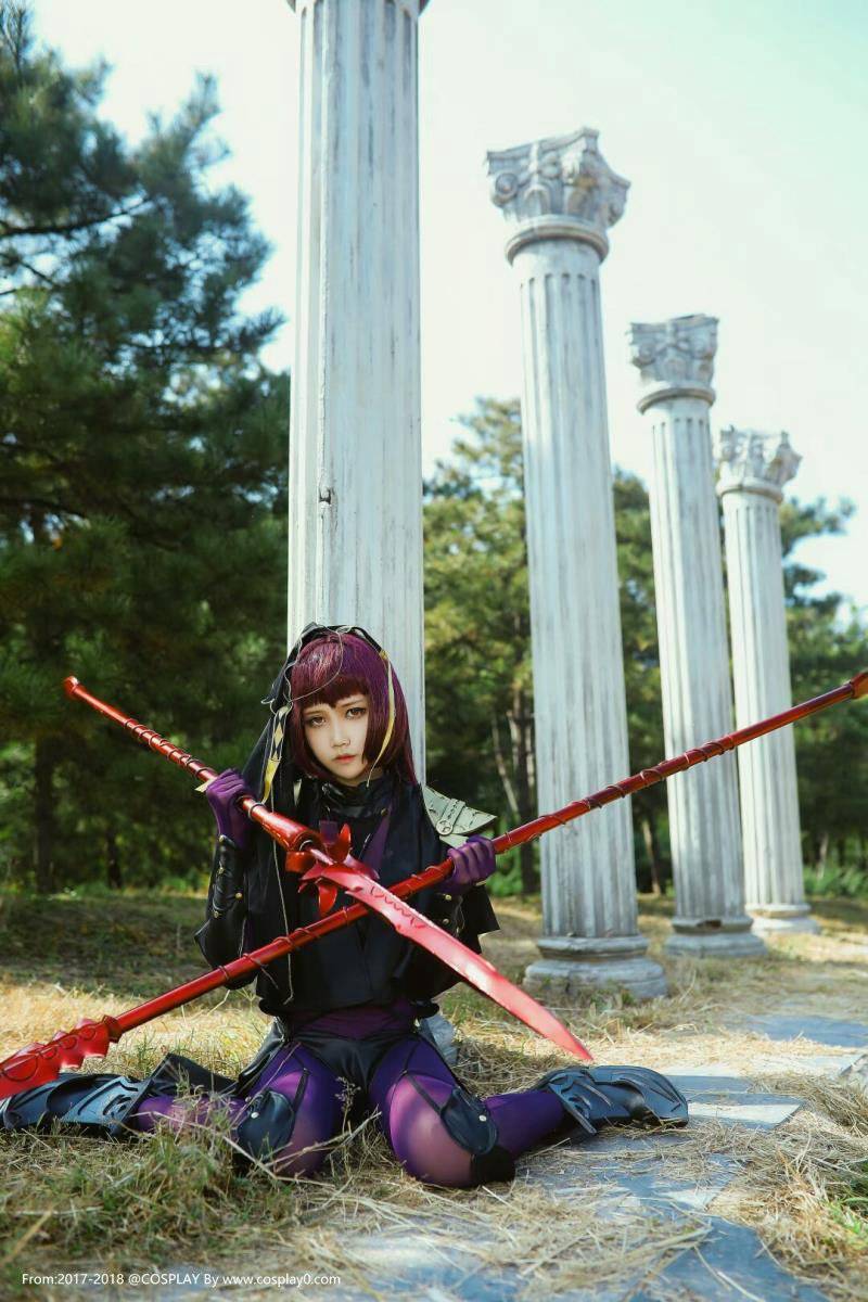 二次元美少女神还原斯卡哈同人本子Cosplay(图2)
