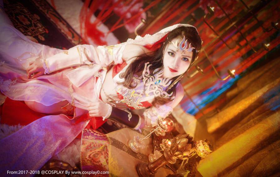极品御姐剑网三Cos正片 明教喵姐Cosplay(图7)