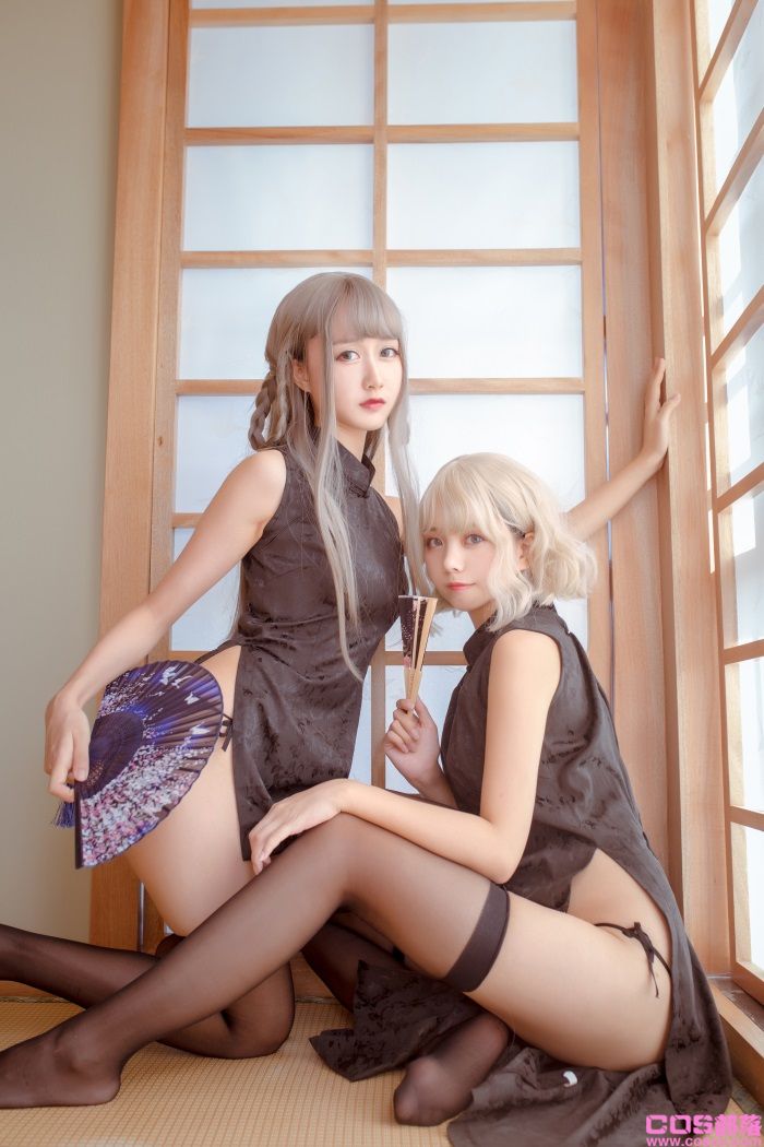 网紅Coser@木绵绵OwO &小野妹纸-魔女旗袍【24P/204MB】(图2)