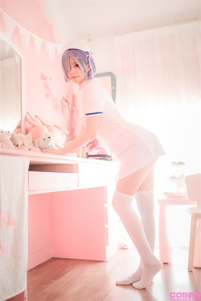 微博红人@小野妹纸w 蕾姆-护士姐姐【12P/94.6MB】(图3)