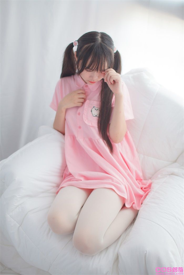 少女秩序-美丝写真 EXVOL.01 双马尾的黑白丝少女【56P/377MB】(图3)
