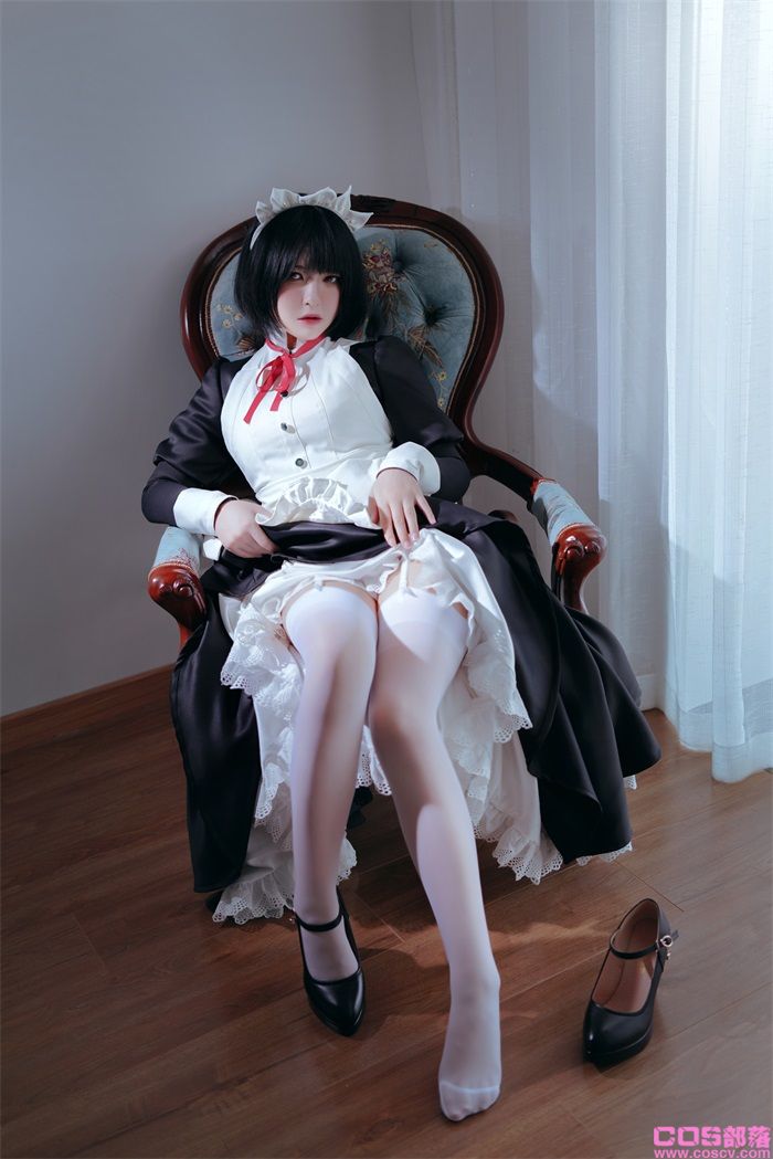微博人气Coser@半半子 - 嫌パン メイド【60P/2V/308MB】(图3)