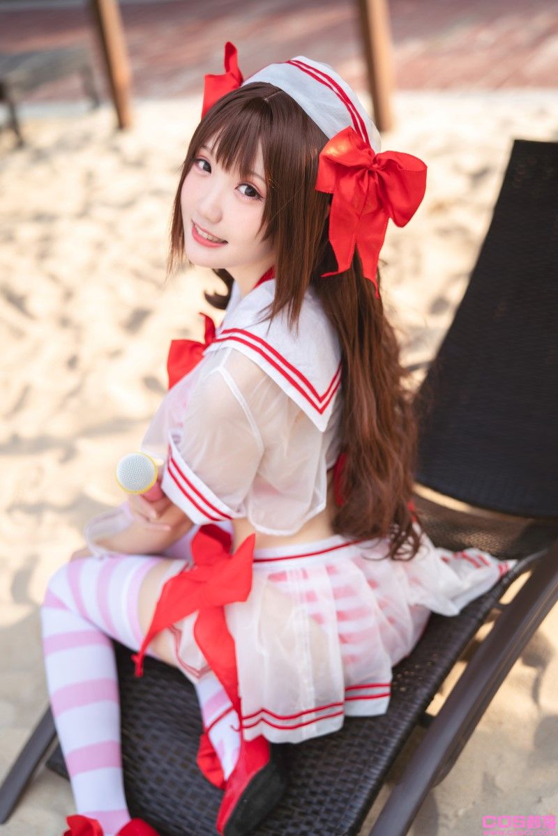 动漫Coser@瓜希酱 岛村卯月 泳衣【30P/130MB】(图2)