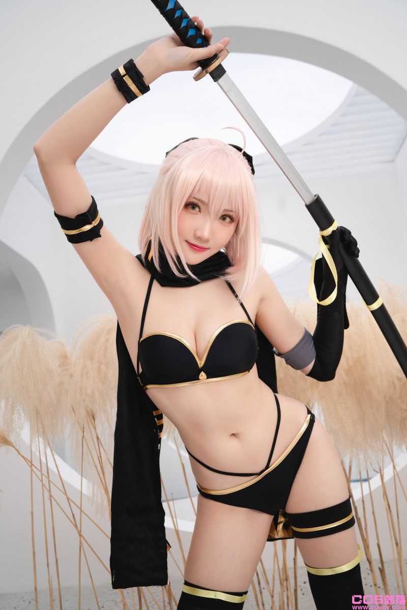 动漫Coser@瓜希酱 总司 水着【24P/101MB】(图2)