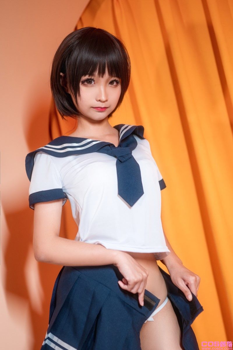 知名动漫博主@蠢沫沫 学生服【42P/478MB】(图3)