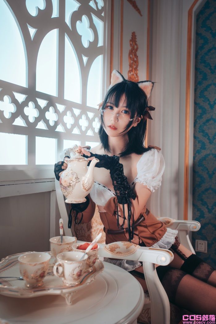 微博妹纸@逐月SU 猫耳娘【32P/118MB】(图2)