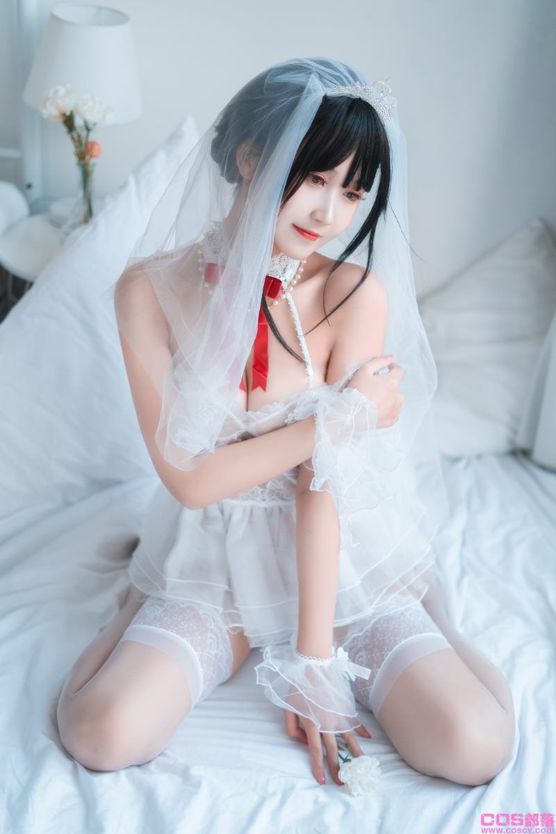 知名动漫博主@三度_69 婚纱孔雀翎【24P/388MB】(图4)