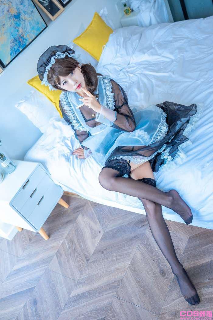 知名动漫博主@水淼aqua 透明女仆【13P/39V/5.20GB】(图3)