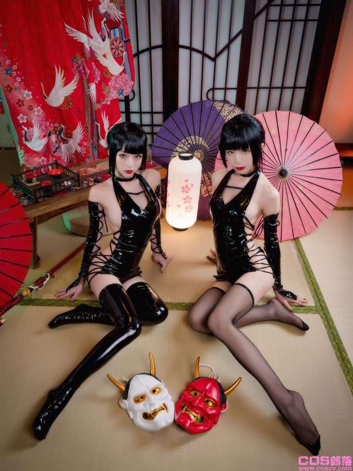 知名动漫博主@水淼aqua&清水 忍者双人【31P/656MB】(图2)