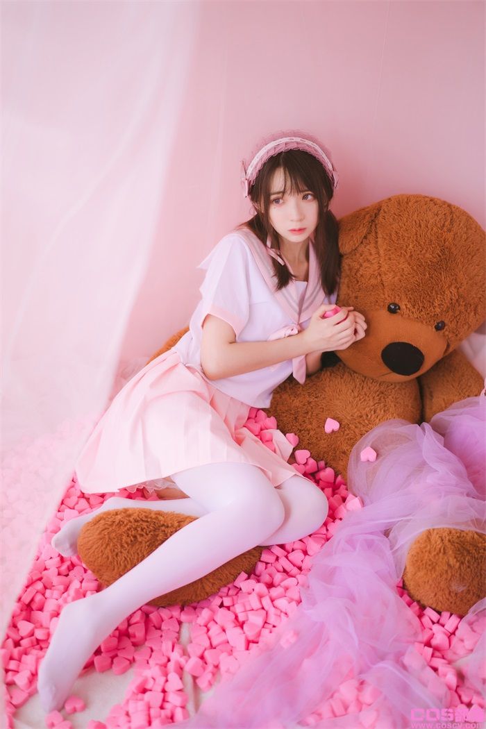 网紅妹纸@疯猫ss - 丝袜狂想曲(粉)【54P/623MB】(图3)