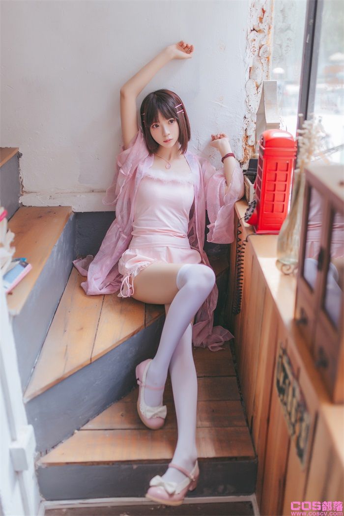 网紅Coser@疯猫ss - 粉红日常【19P/184MB】(图4)