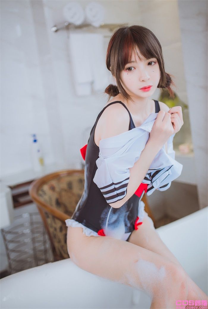 网紅Coser@疯猫ss -浴缸【33P/225MB】(图4)