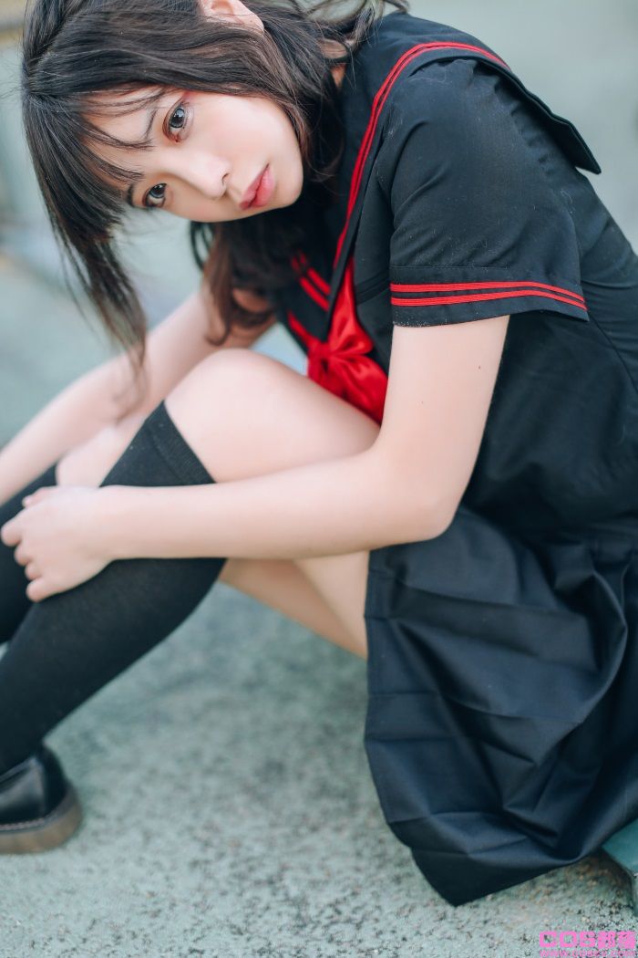 网紅Coser@疯猫ss – 室外JK【18P/155MB】(图3)