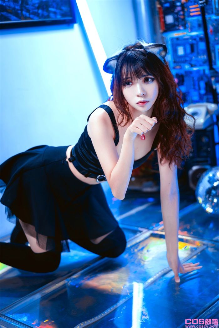 网紅Coser@疯猫ss - 幻象蓝猫【28P/254MB】(图4)