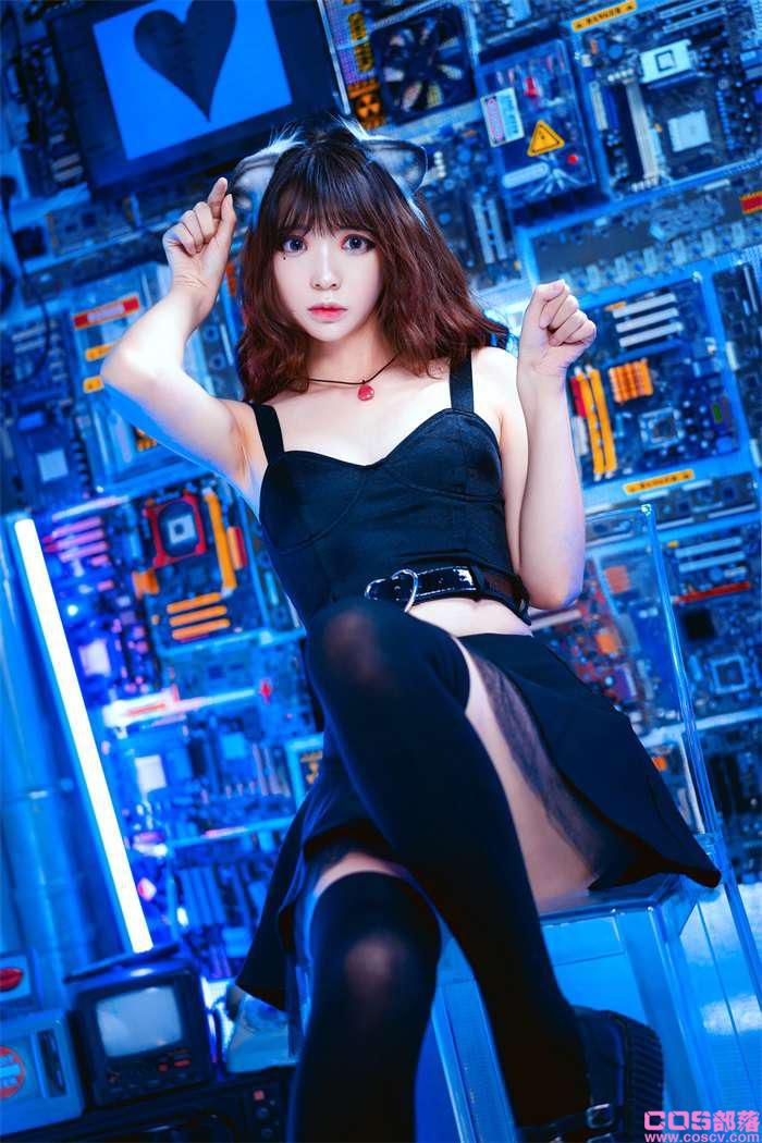 网紅Coser@疯猫ss - 幻象蓝猫【28P/254MB】(图3)