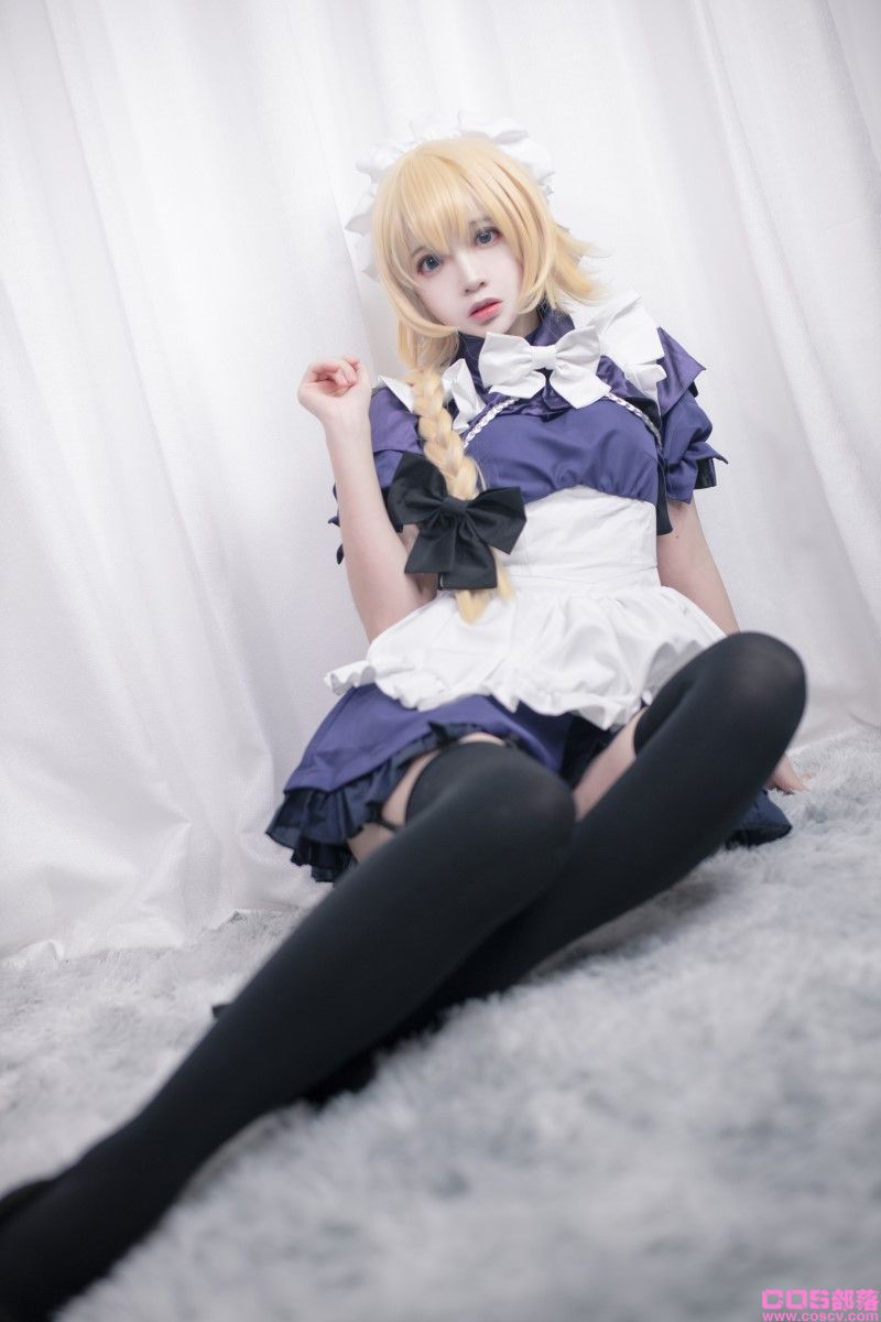 网紅Coser@疯猫ss 贞德女仆【20P/255MB】(图3)