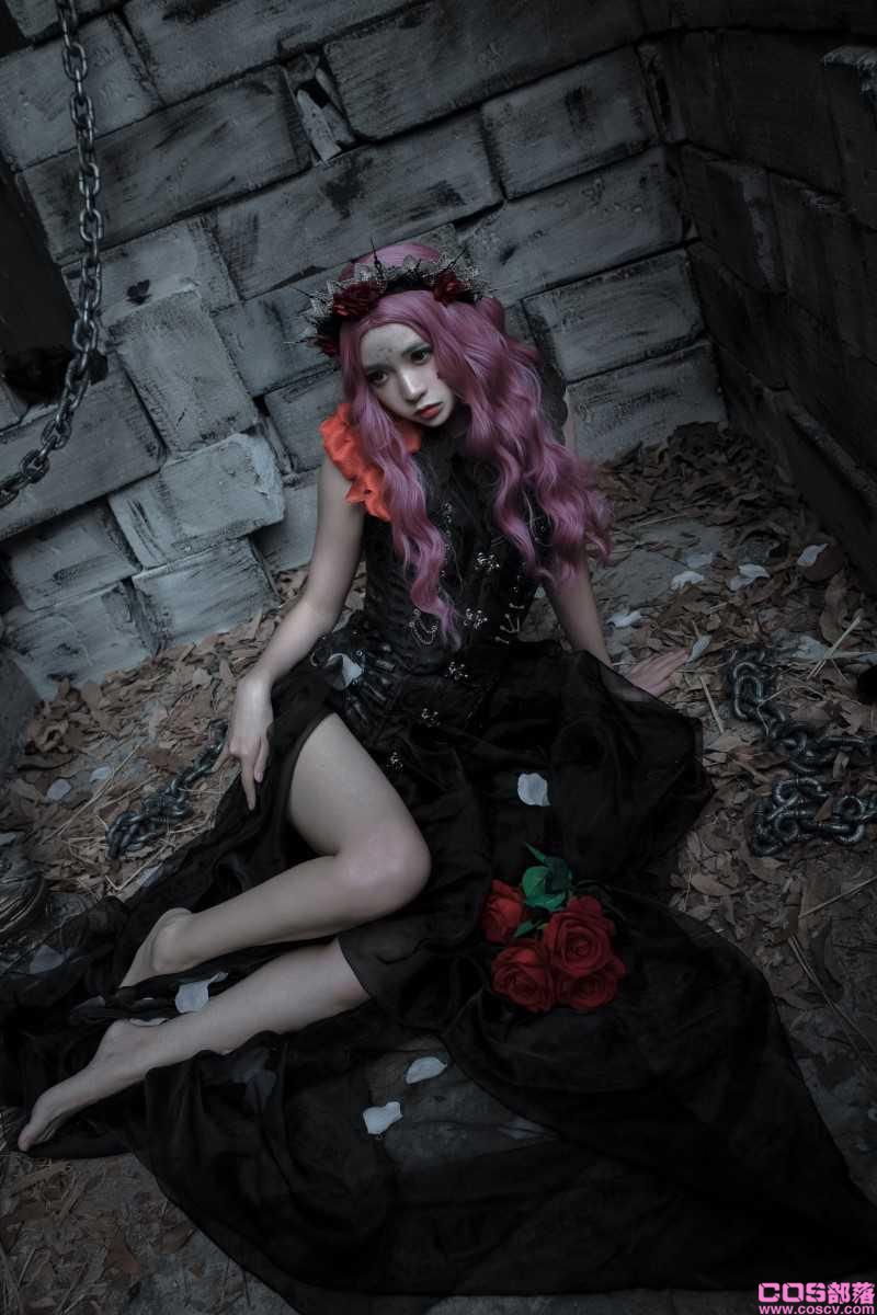 网紅Coser@疯猫ss 化蝶【60P/775MB】(图3)