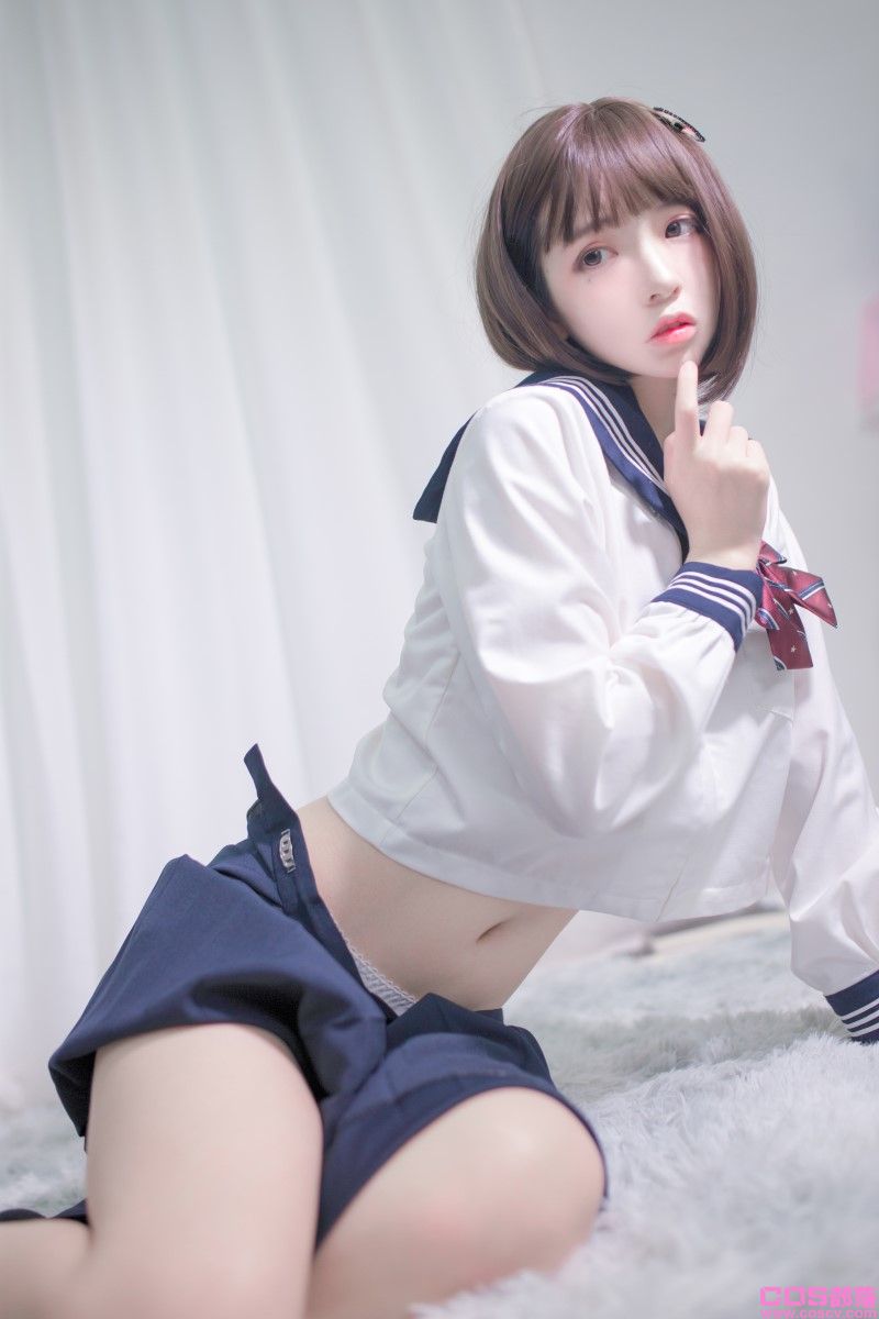 网紅Coser@疯猫ss 居家JK【40P/550MB】(图2)