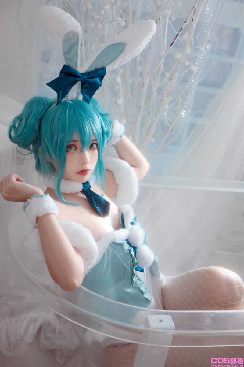 网紅Coser@疯猫ss miku初音兔女郎【25P/343MB】(图4)