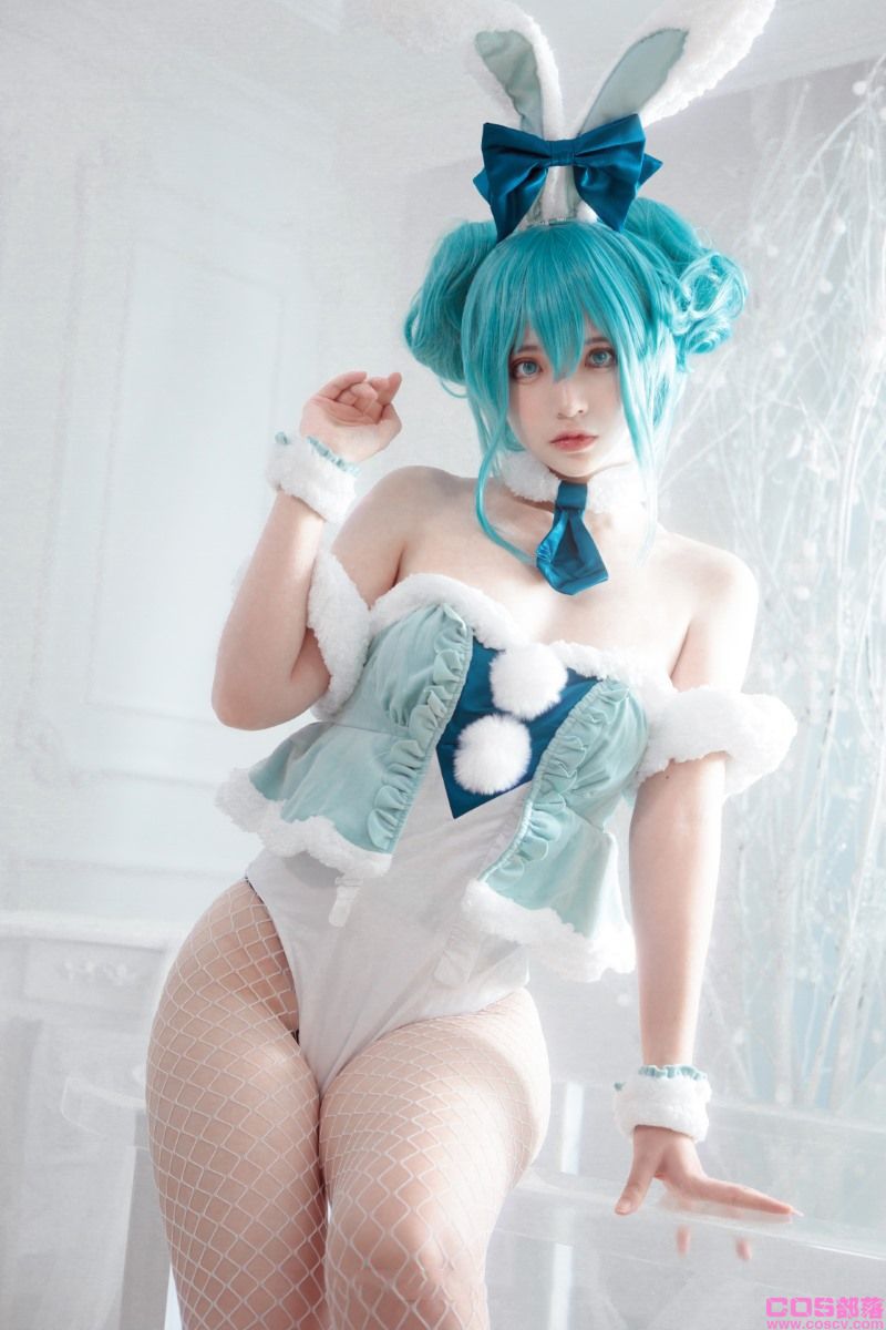 网紅Coser@疯猫ss miku初音兔女郎【25P/343MB】(图3)