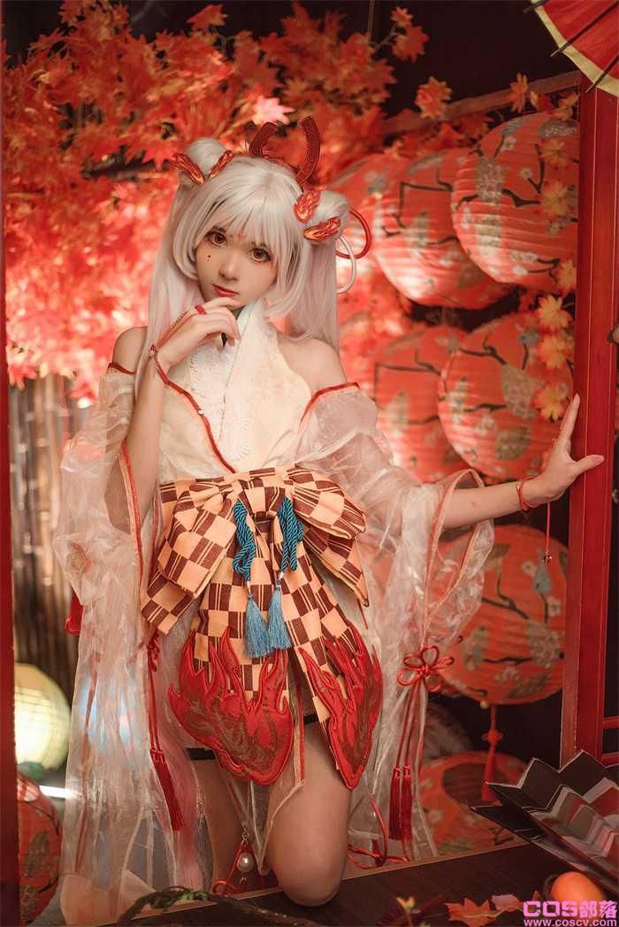 微博红人动漫Coser@南桃Momoko 不知火和服【13P/43.2MB】(图2)